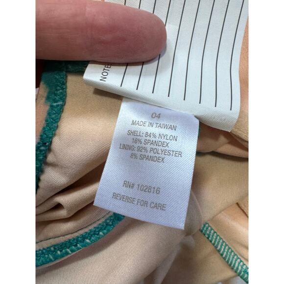 Garnet Hill | Ruched Overlay One Piece Floral Swimsuit NWOT| Size 4 - Picture 9 of 13